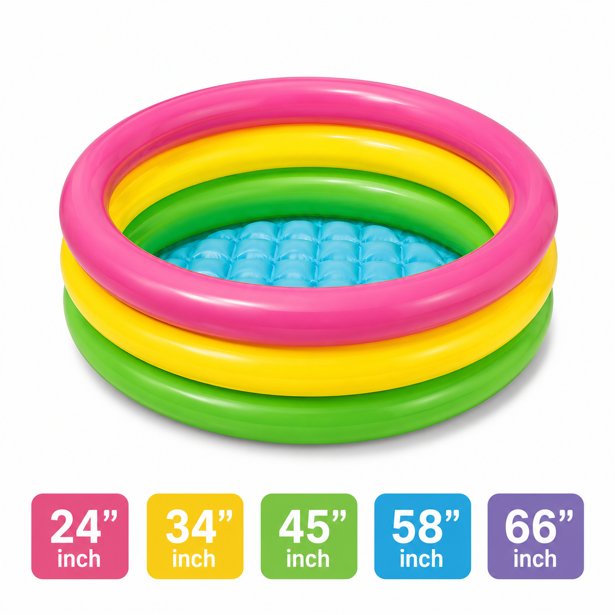 Kids Inflatable Rainbow Swimming Pool