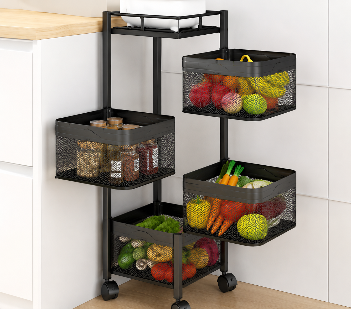 4/5 Layer Multipurpose Kitchen Storage Rack