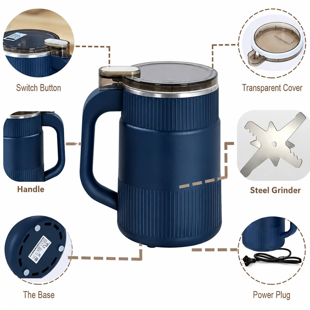 350W Electric Coffee & Spice Grinder FP824