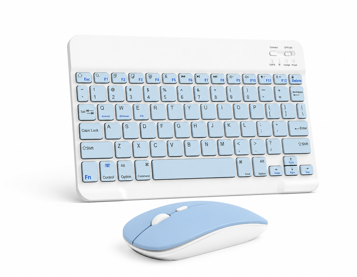 Rechargeable Wireless Bluetooth Keyboard & Mouse Combo Kit